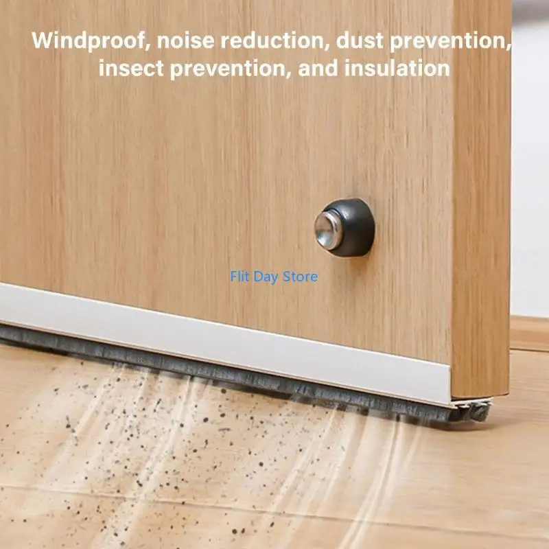 F92C Door Draft Stopper for Bottom Seal Strips Adjustable Interior Front Door Sweeps