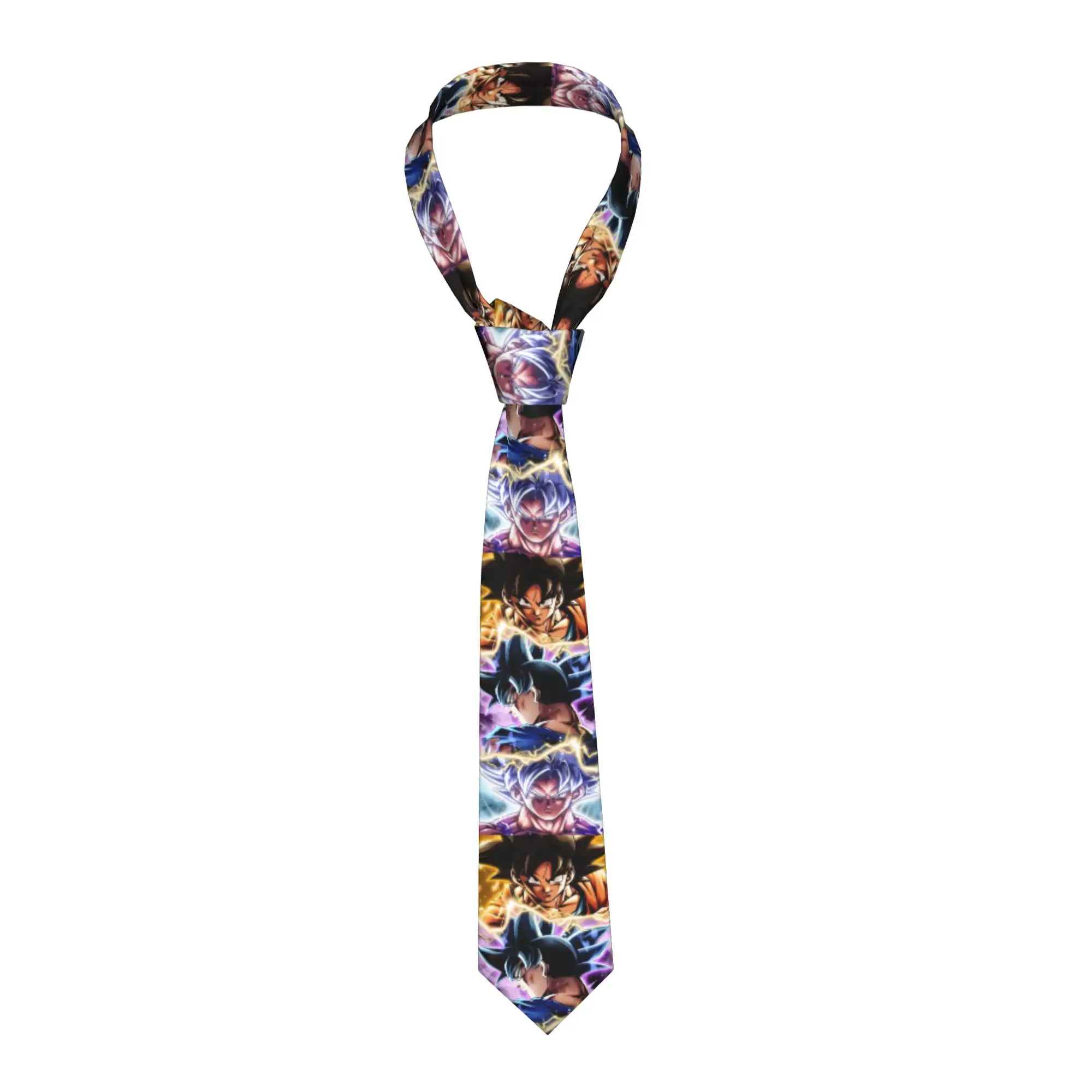 DBZ Z Cartoon Anime Unisex Necktie Slim 8 cm Narrow  Neck Ties for Men Daily Wear Gravatas Wedding Accessories  Party