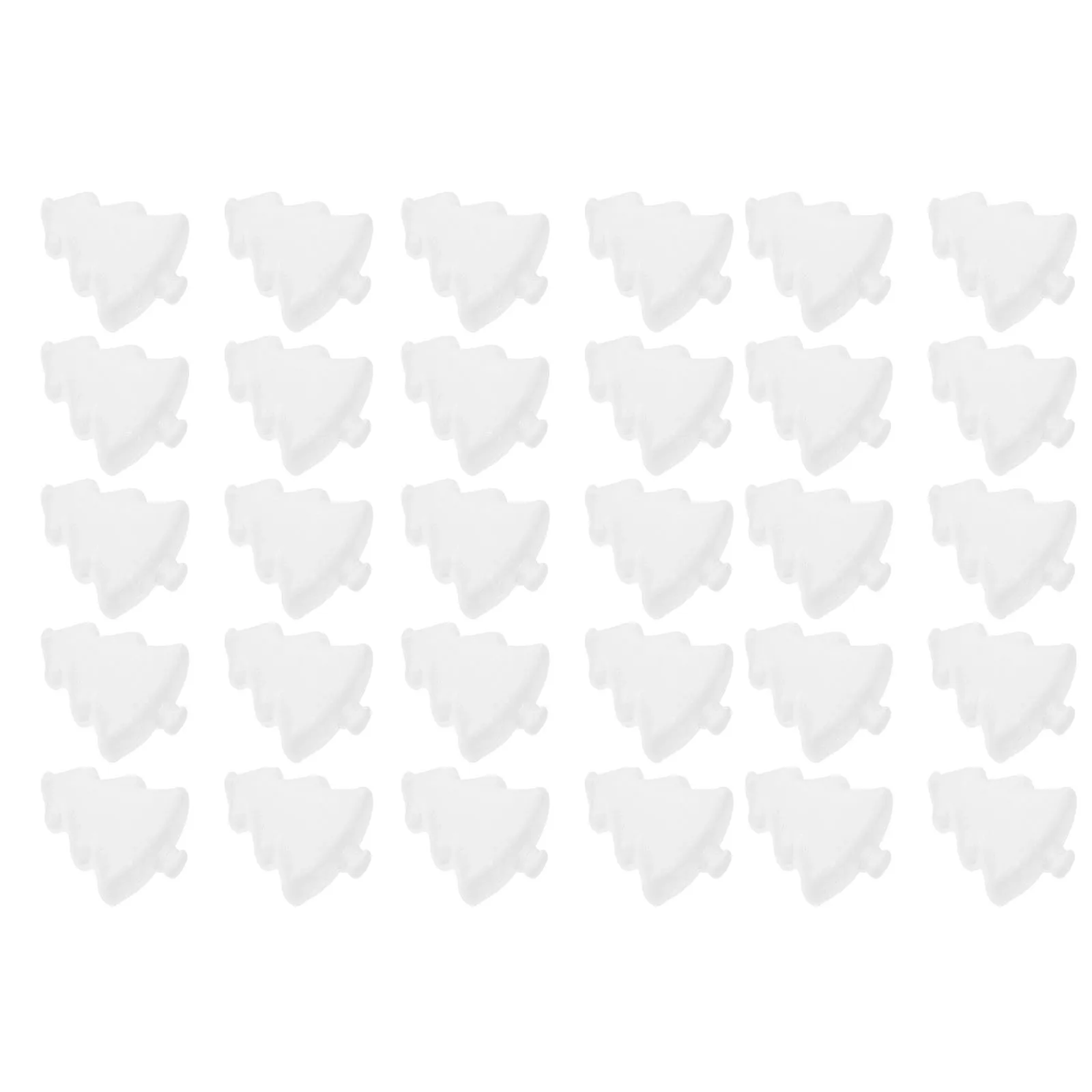 

30 Pcs Christmas Tree Art Pendant Shape Foam Ornaments Festival DIY Crafts Xmas Pendants Decorations