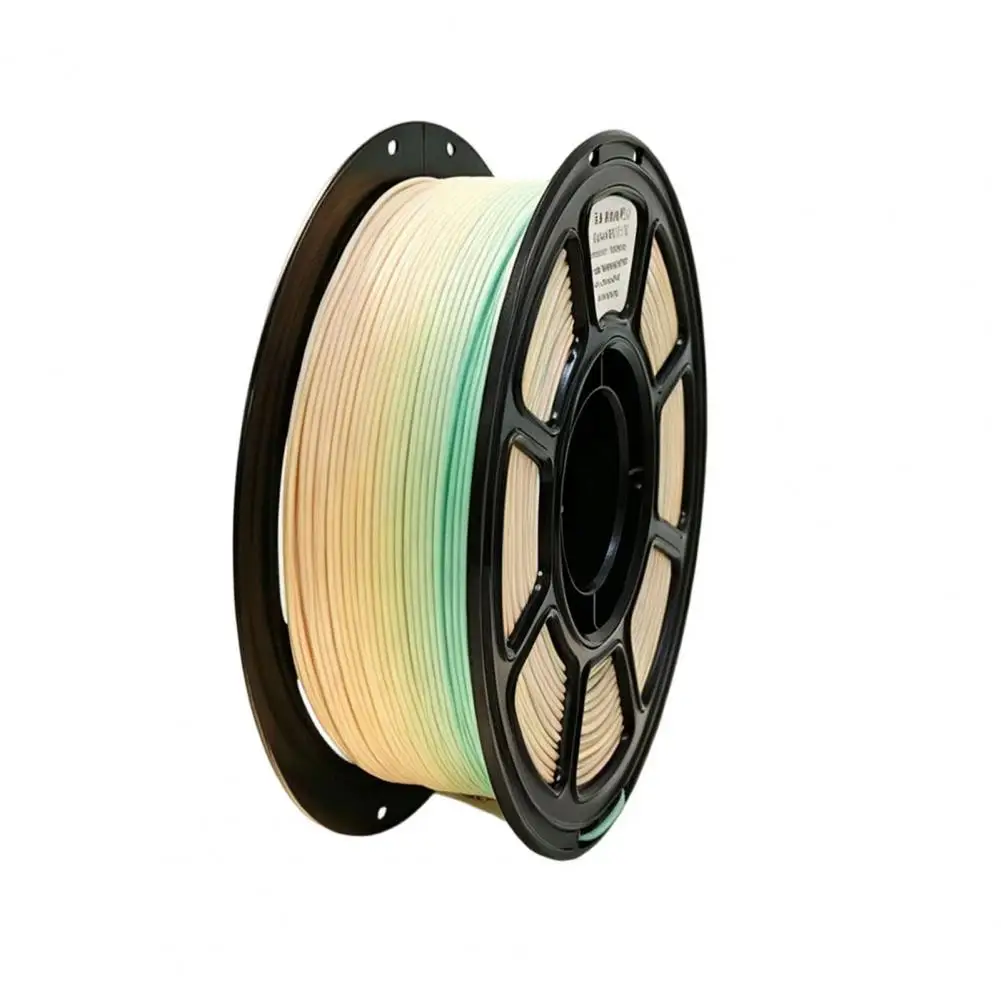 3d Printer Supplies 1kg 1.75mm Matte Rainbow Gradient Pla Filament 3d Printer Filament for Diy Projects Models Crafts Printing