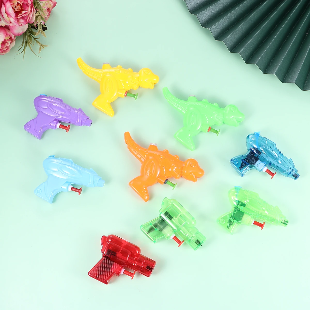 16 pçs mini brinquedos de imersão de água engraçado jogar brinquedo de água interessante verão praia brinquedos de banho para crianças criança (estilo misto)