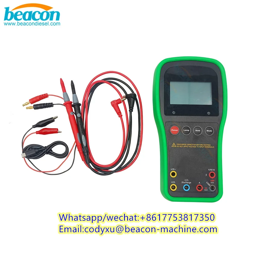 HW-LCR03 200 Resistance Capacitance All Components Solenoid Piezo Injectors Tester with Inductance Injector Meter