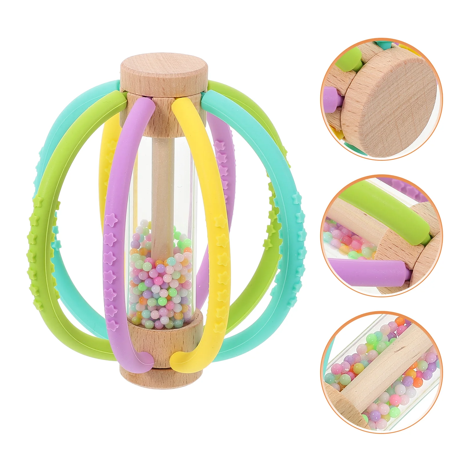 Teething Stick Infant and Toddler Ball Toys Newborn Silica Gel Small Silicone Teether