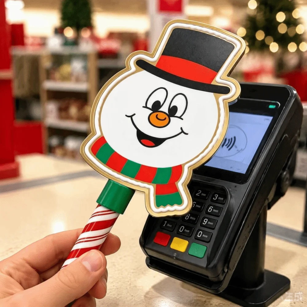 Creative 3D Printed Wand Tap To Pay Portable Cute Contactless Payment Sleeve Novelty Lightweight Christmas Magic Wand Holder