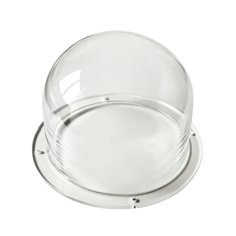 ID125/143/160/190mm Acrylic Clear Dome Cover for Security Camera Transparent Protective Housing Dustproof Surveillance Enclosure