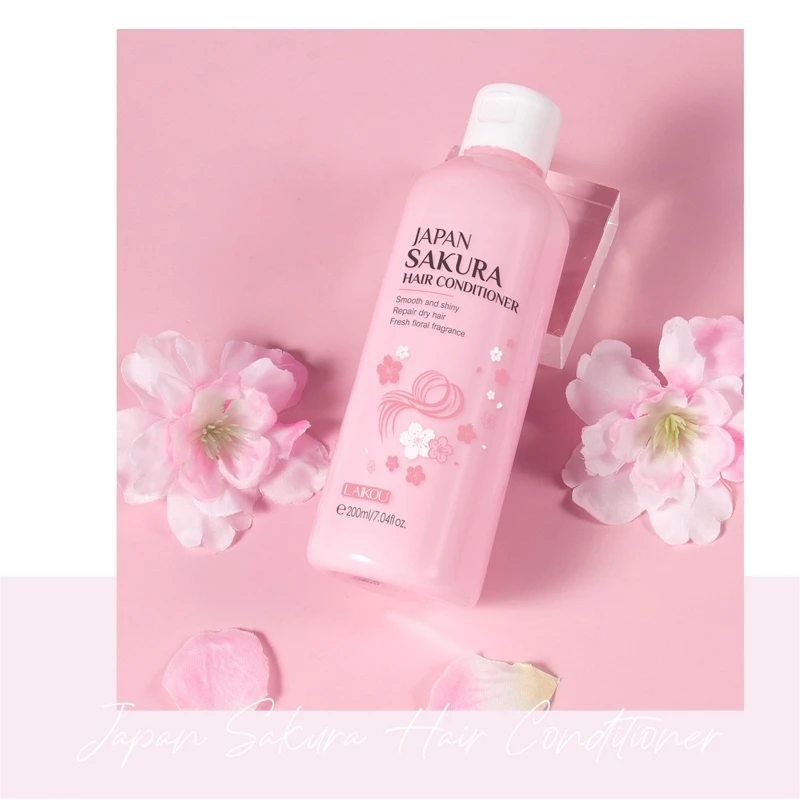 بلسم مرطب للشعر بالكرز للشعر الجاف التالف دروبشيبينغ