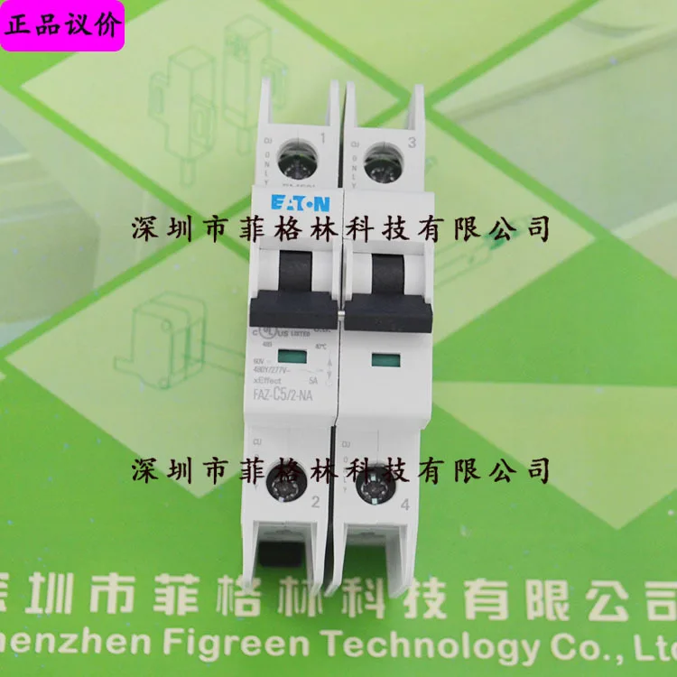 

2025 [Physical Photo] FAZ-C5/2-NA Eaton ETN/Muller Moeller Small Circuit Breaker