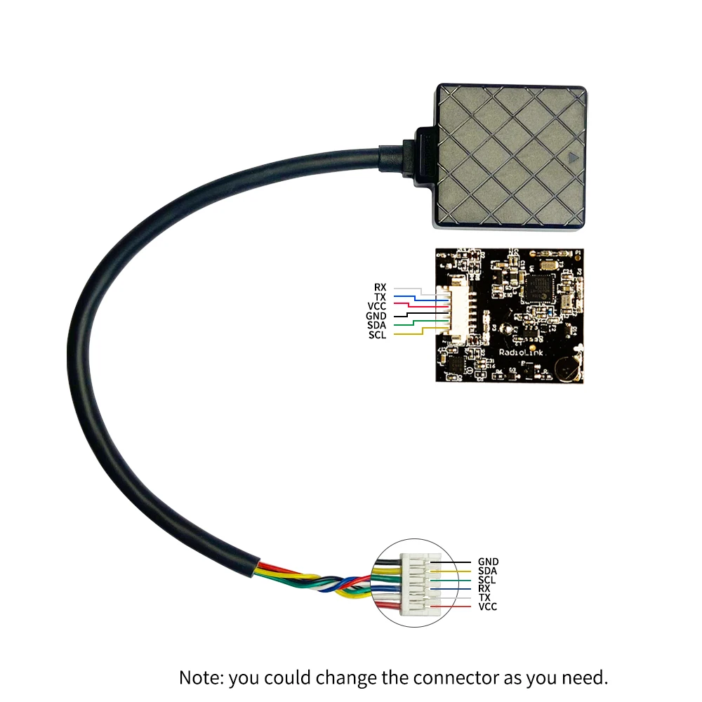 Radiolink Crossflight Flight Controller w/ Mini M8N GPS 10 PWM Channels for Drone Helicopter Airplane Car Boat Parts