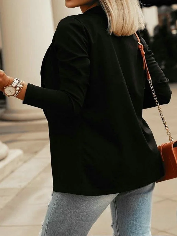 Lässiger, reiner, langer Sve-Anzug für Damen, Freizeit, Faion, dekorativer Patchwork-Kragen, Knopfverschluss