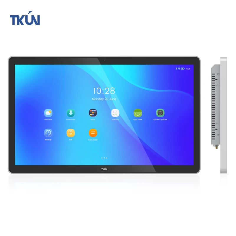 21,5 Zoll Weitspannungs-Glas-Touchpanel RK3568 Android 11.0 Systemunterstützung Benutzerdefinierter 1000nit All-in-One-Maschinen-Mini-PC