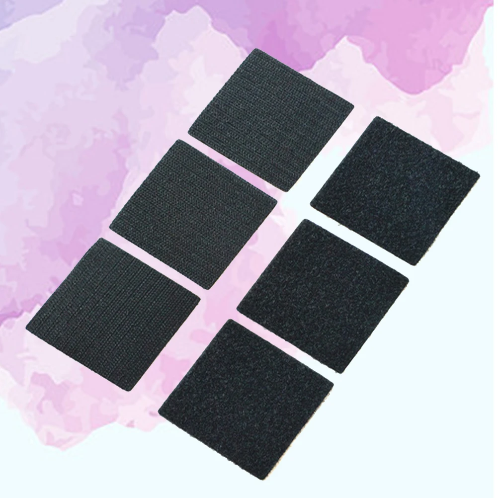 

30pcs Hook Loop Pads Eco-Friendly Nylon Non-Slip For Carpet Hardwood Floor Living Room Bedroom Bathroom Anti-Curling