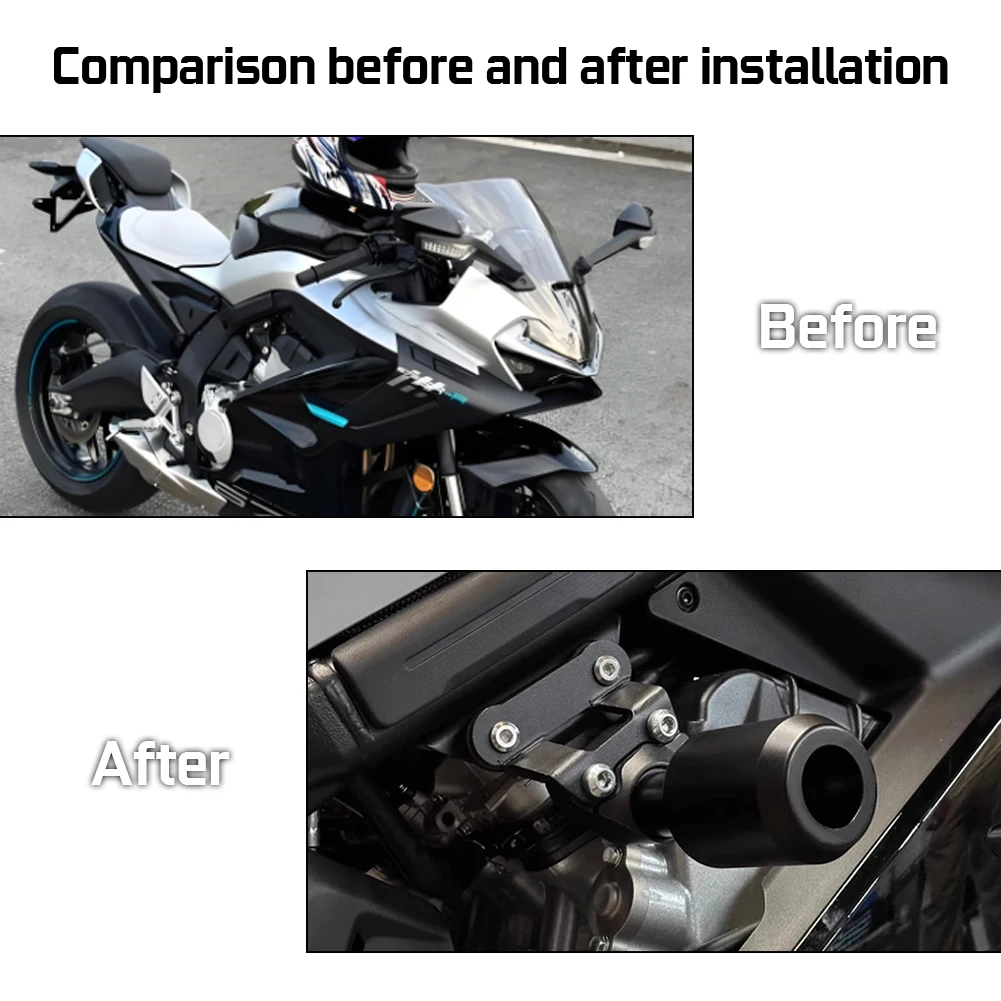 

Motorcycle Falling Protection Frame Slider Fairing Guard Crash Protector Engine Protection Cover For CFMOTO 675SR 675SR-R 675NK