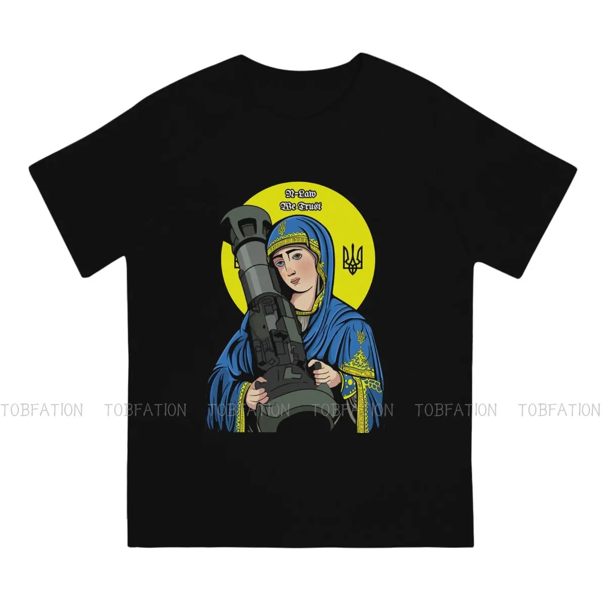 The Protector of Ukraine Original TShirts Saint Javelin NLAW Personalize Homme T Shirt Hipster Clothing Size S-6XL