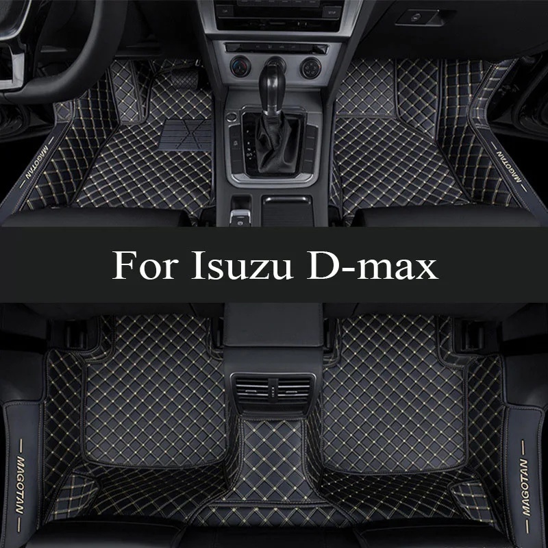 

Car Floor Mats For Isuzu D-max Dmax D max 2022 2021 Carpets Foot Pads Custom Auto trunk mat Interior Pedals Rugs Waterproof