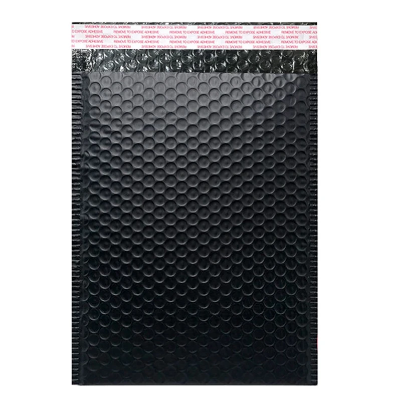 50 Teile/los Schwarz Schaum Umschlag Taschen Selbst Dichtung Blase Mailer Gepolsterte Umschläge Geschenk Blase Mailing Tasche Versand Pakete Tasche