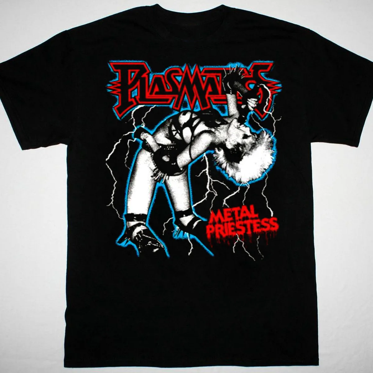 VTG Plasmatics rock T-shirt black Short sleeve All Sizes S-5Xl 1F298