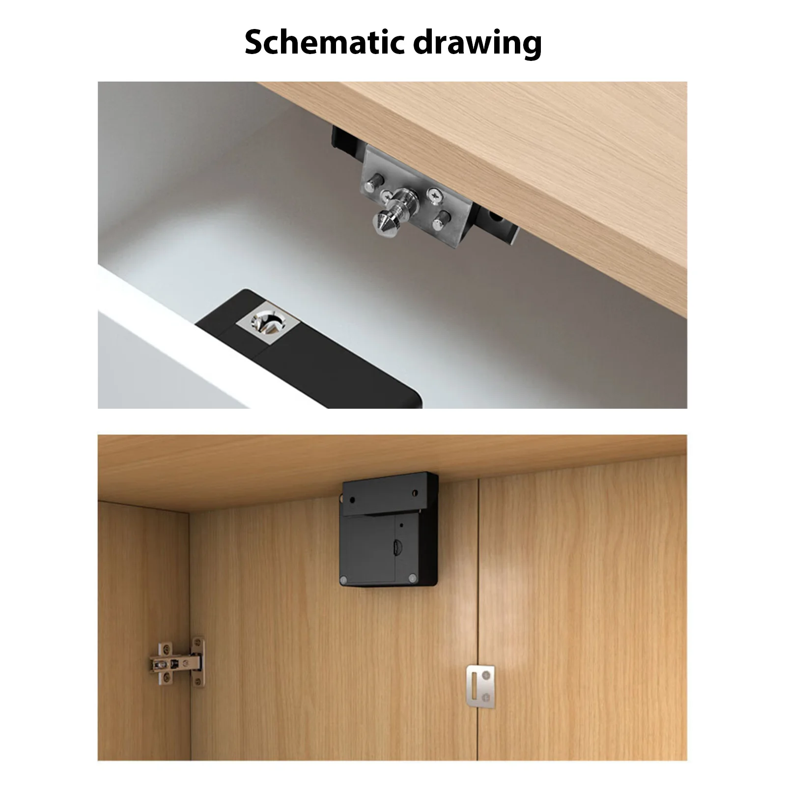 RFID Lock Smart Cabinet Lock Universal Invisible Keyless Lock Programmable RFID Lock Changing Cabinet Electronic Induction Lock