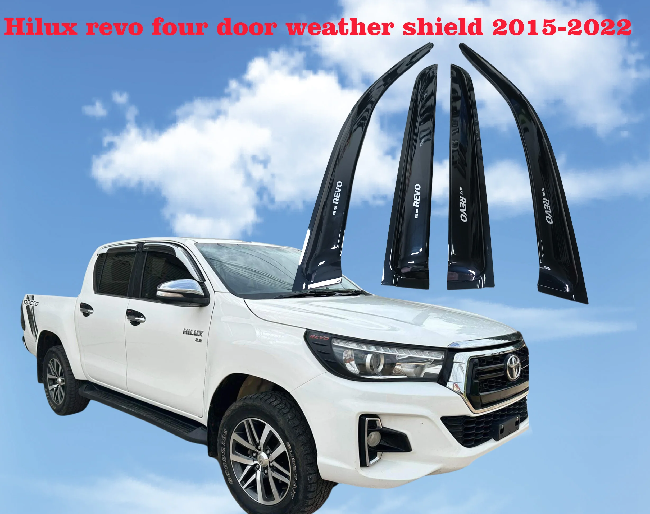 

Toyota Hilux REVO four-door rain shield is suitable for 2015-2022 windshield rain special car special rain shield