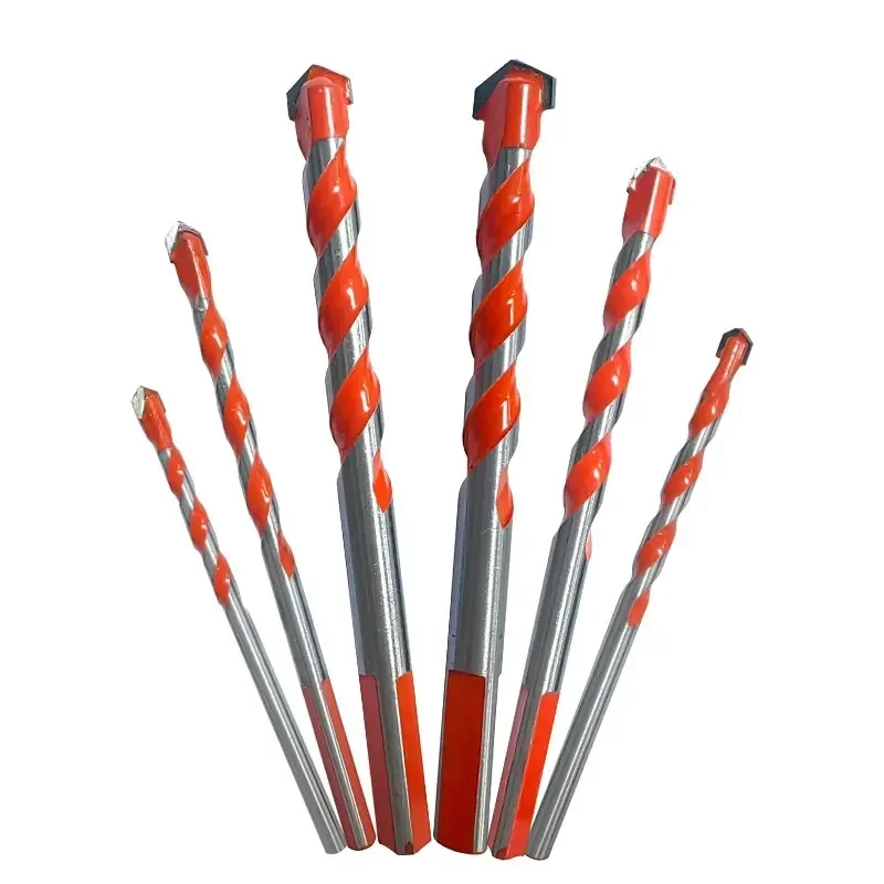 

6pc Orange Hard Alloy Overlord Diamond 4/5/6/8/10/12mm Ceramic Tile Perforated Wall Drilling Tool Drill Bit Set