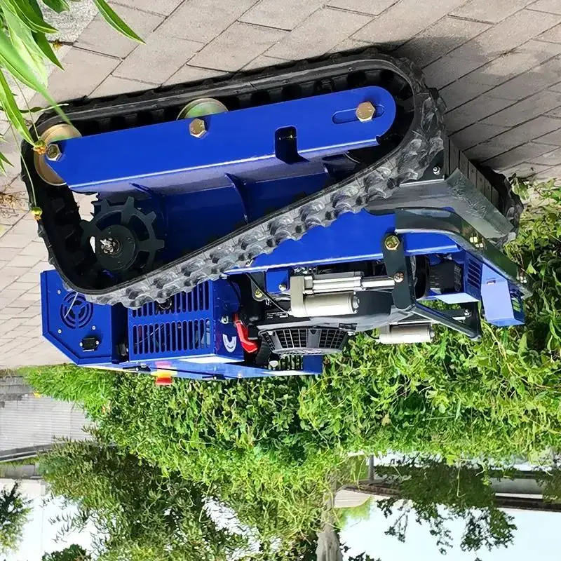 

Гусеничная косилка с дистанционным управлением по индивидуальному заказу. Неперевершенные экспортные цены для газонокосилок премиум-класса. Вездеходная автоматическая прополочная машина.