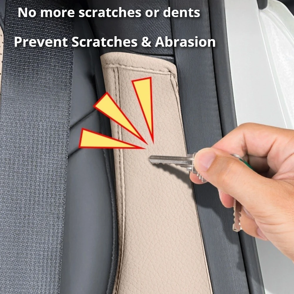 For BYD Dolphin Smart Driving Special Rear Seat Side Leather Protective Pad Anti-scratch Anti-dirty Car Interior Accessories