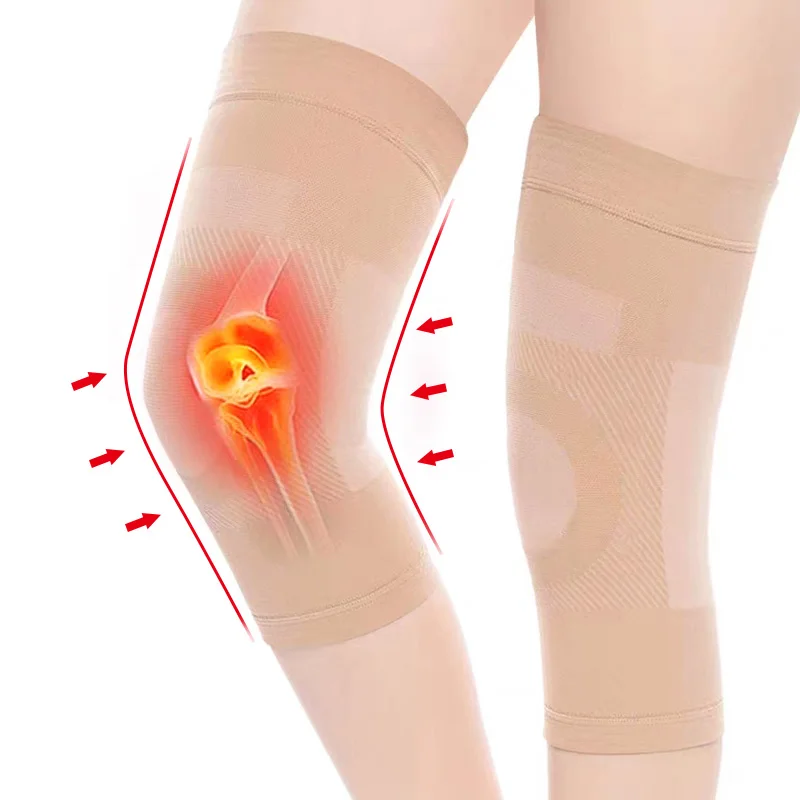 Legbeauty Homens Mulheres Joelho Envoltório Brace Suporte Fitness Elastic Medical Compressão Joelho Pad Manga com Silicone Band