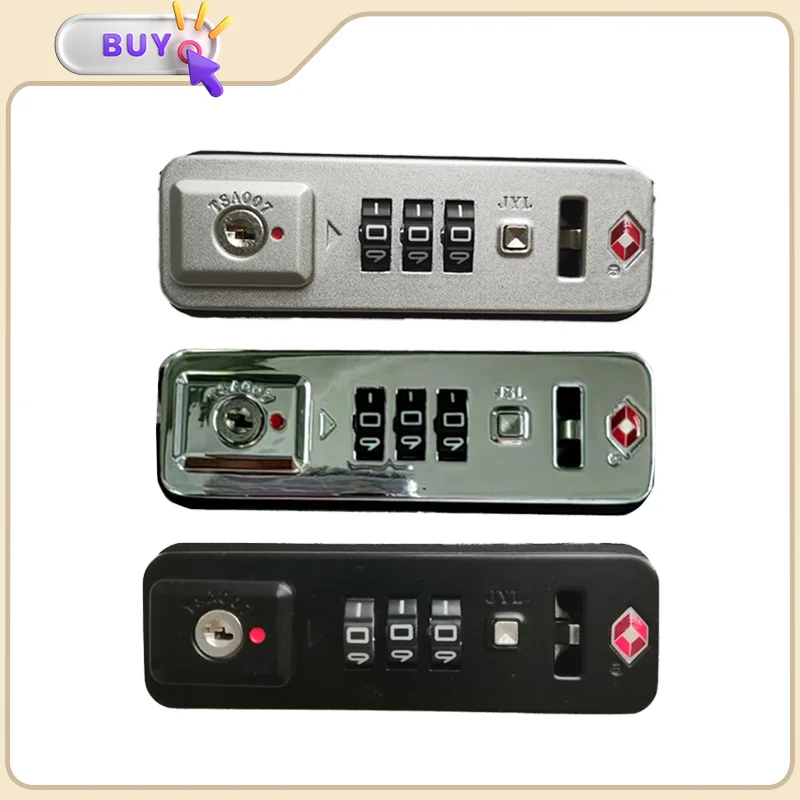 

Suitable For TSA007 Original Baggage Customs Lock Luggage Accessories Combination Lock Simple Portability Anti-theft Security