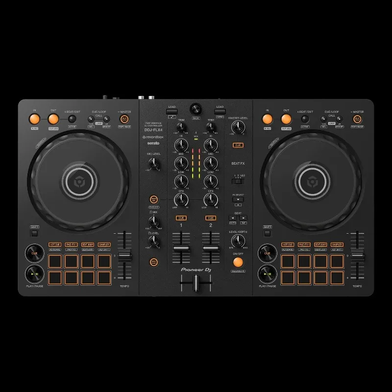 

Специальный 2-канальный DJ-контроллер Pioneer DDJ-FLX4, совместимость с Rekordbox и Serato