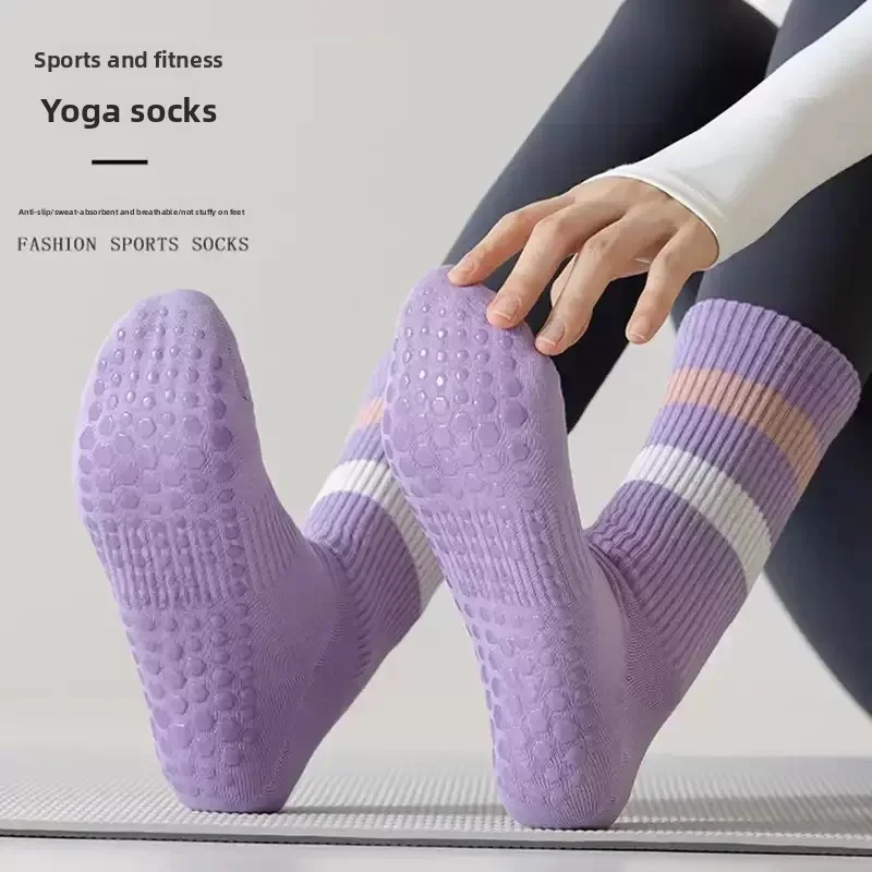 mulheres-meados-de-bezerro-meias-de-yoga-antiderrapante-pilates-meias-adequadas-para-ballet-plasticidade-danca-treinamento-de-fitness-em-casa