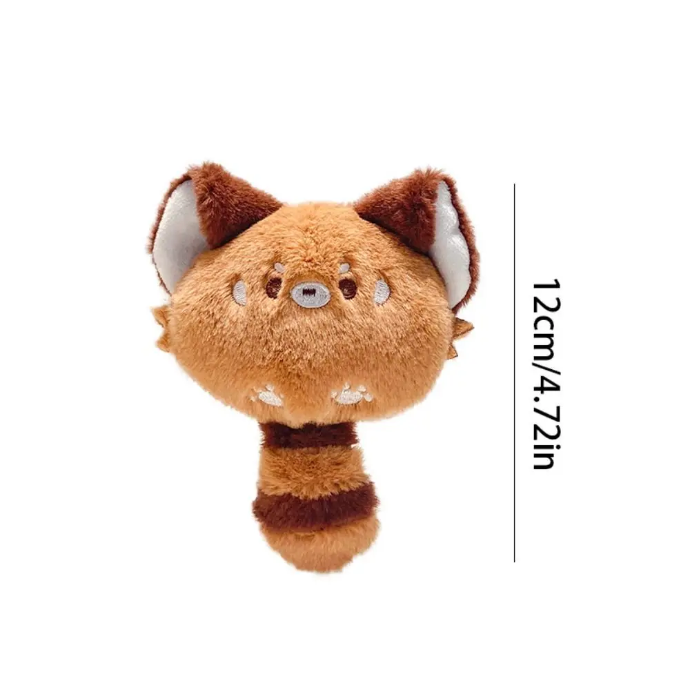 Squeak Red Panda Geldbörse Geldbörse Zwitschern Squeeze Tail Lesser Panda Geldbörse Tasche Kopfhörer Tasche Reißverschluss Roter Panda Schlüsselanhänger Mädchen