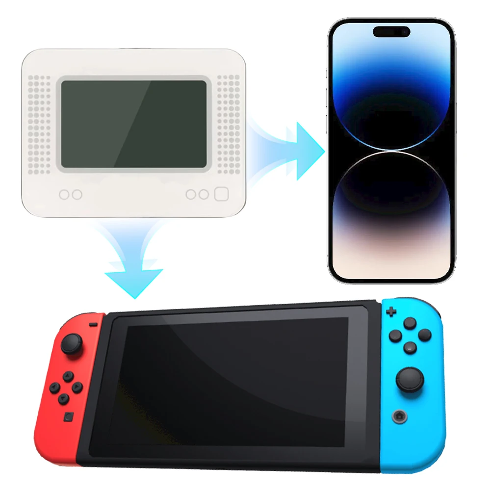 ل أميبو بيكسل محاكي محاكي NFC استبدال المحاكي شاشة LCD محاكي ذكي للتبديل/Wiiu وحدة التحكم الملحقات