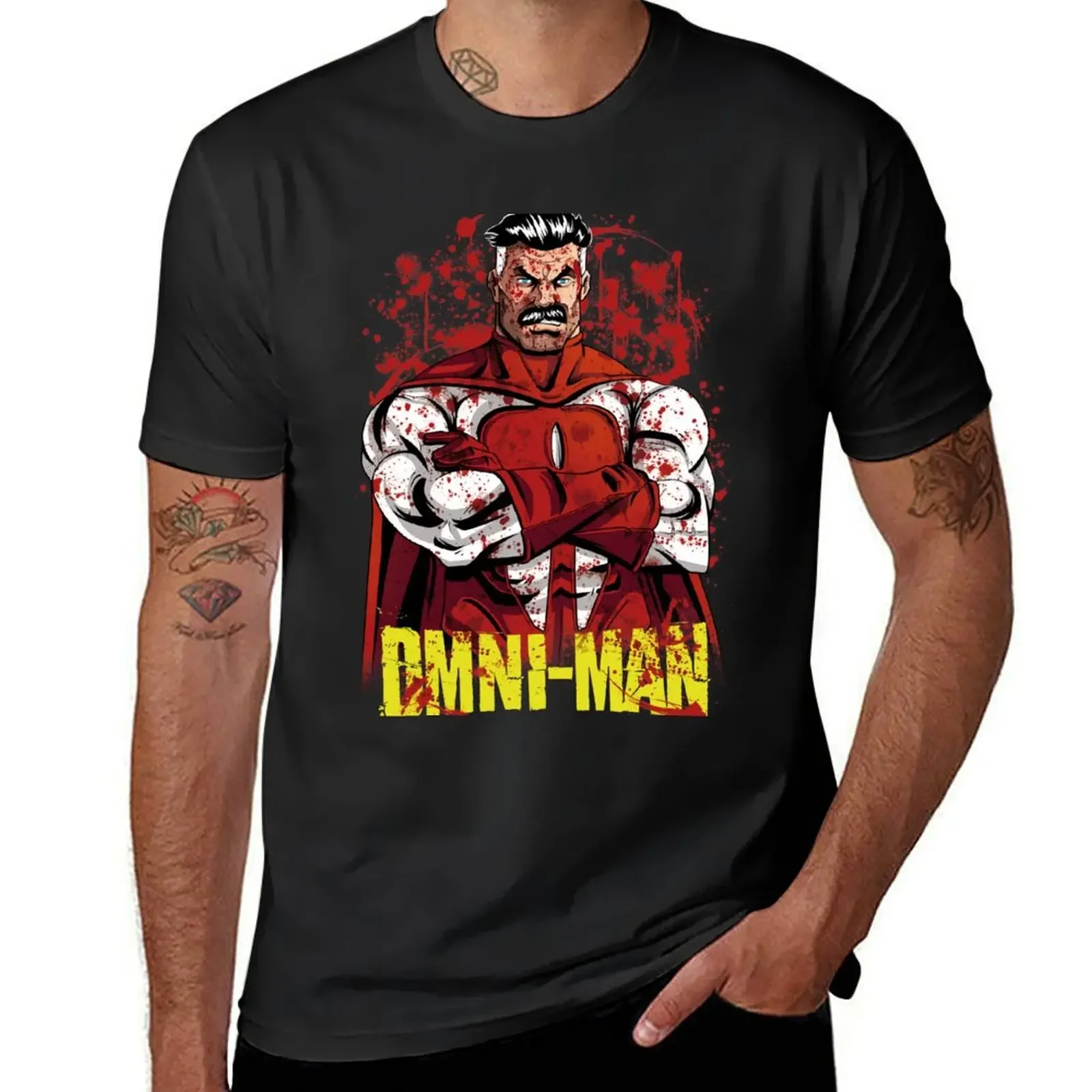 Omni-Man T-Shirt anime tshirt summer top sweat shirts graphic mens graphic t-shirts funny