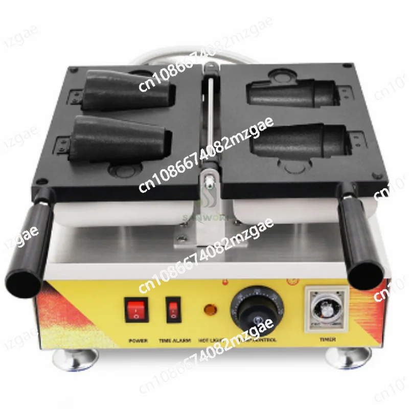 

110V 220V Waffle Maker Baker Edible Cup Shape Waffle Making Machine Electric Coffee Cup Waffle Maker Machine