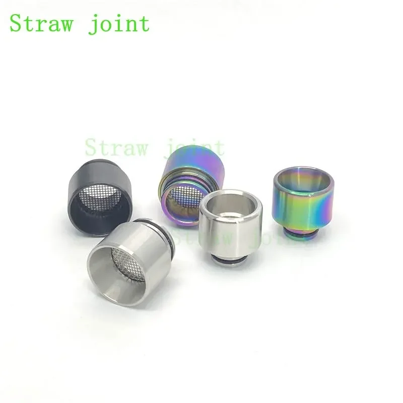1 Chiếc 510 Thép Không Gỉ 810 Với Bộ Lọc Màn Hình Dripper Ống Hút Khớp