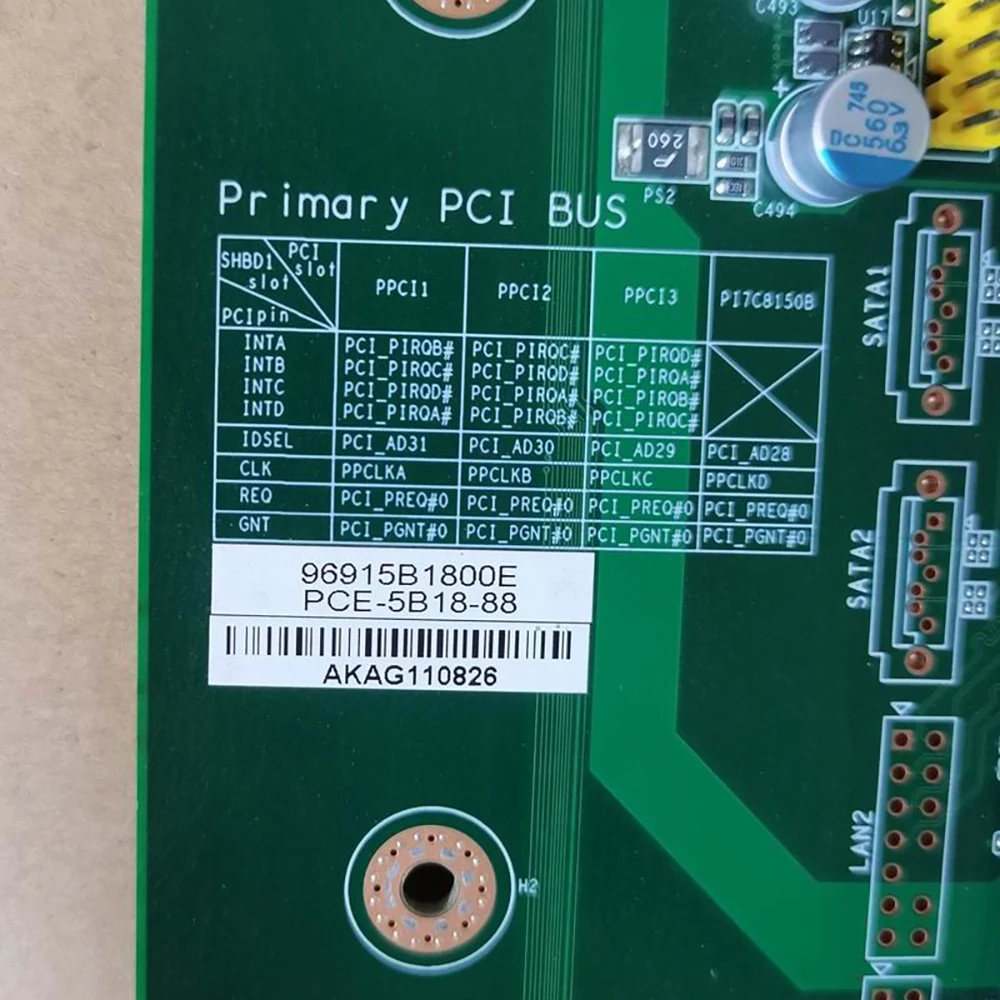 Industrial Control Base PCE-5B18-88 REV.B1
