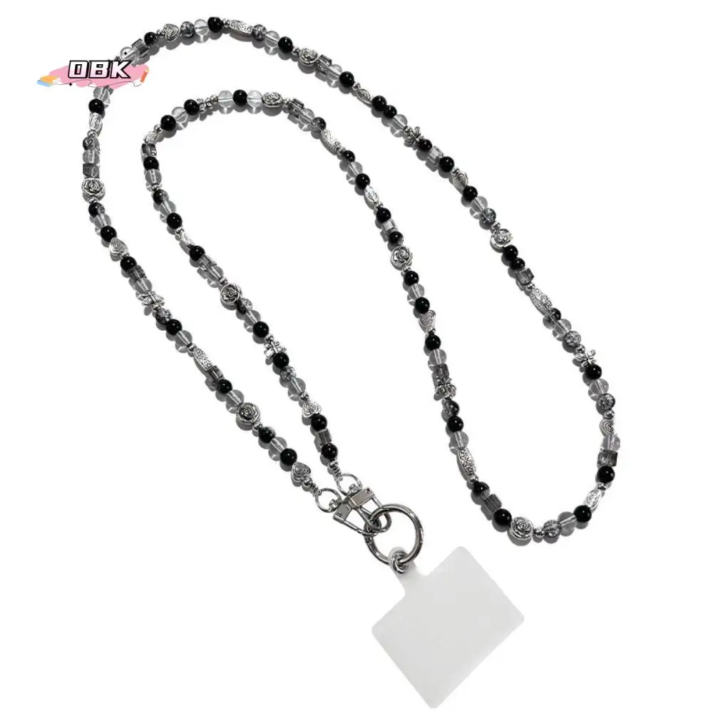 

Love Heart Beaded Crossbody Phone Chain Bag Chain Anti Loss Mobile Phone Crossbody Strap Universal Sweet Phone Neck Straps
