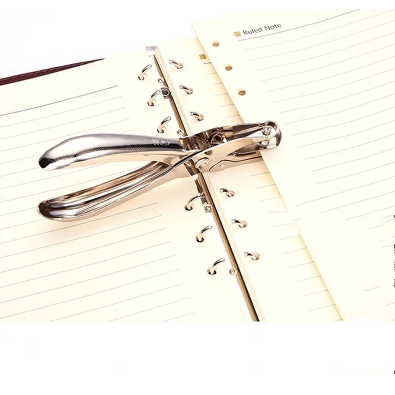 Paper Hole Punch Round Single for DIY Scrapbooking Loose-leaf Circle Cutter Tool Handheld Metal Office School Binding Supplies