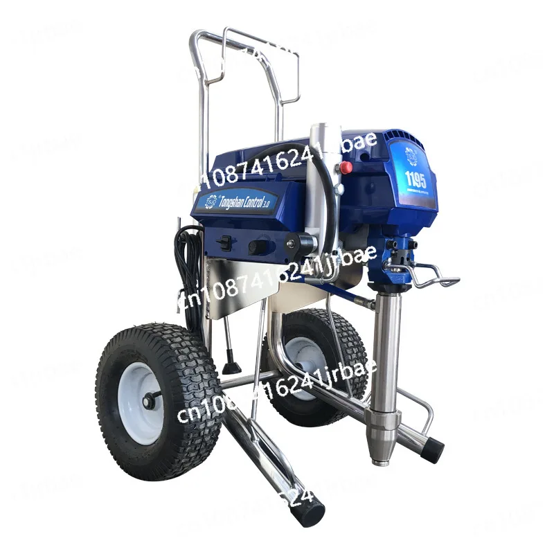 Professional Airless Paint Sprayer 8.5L 4000W Heavy Duty Putty Plaster Sprayer Painting Machine With Long Piston Pump