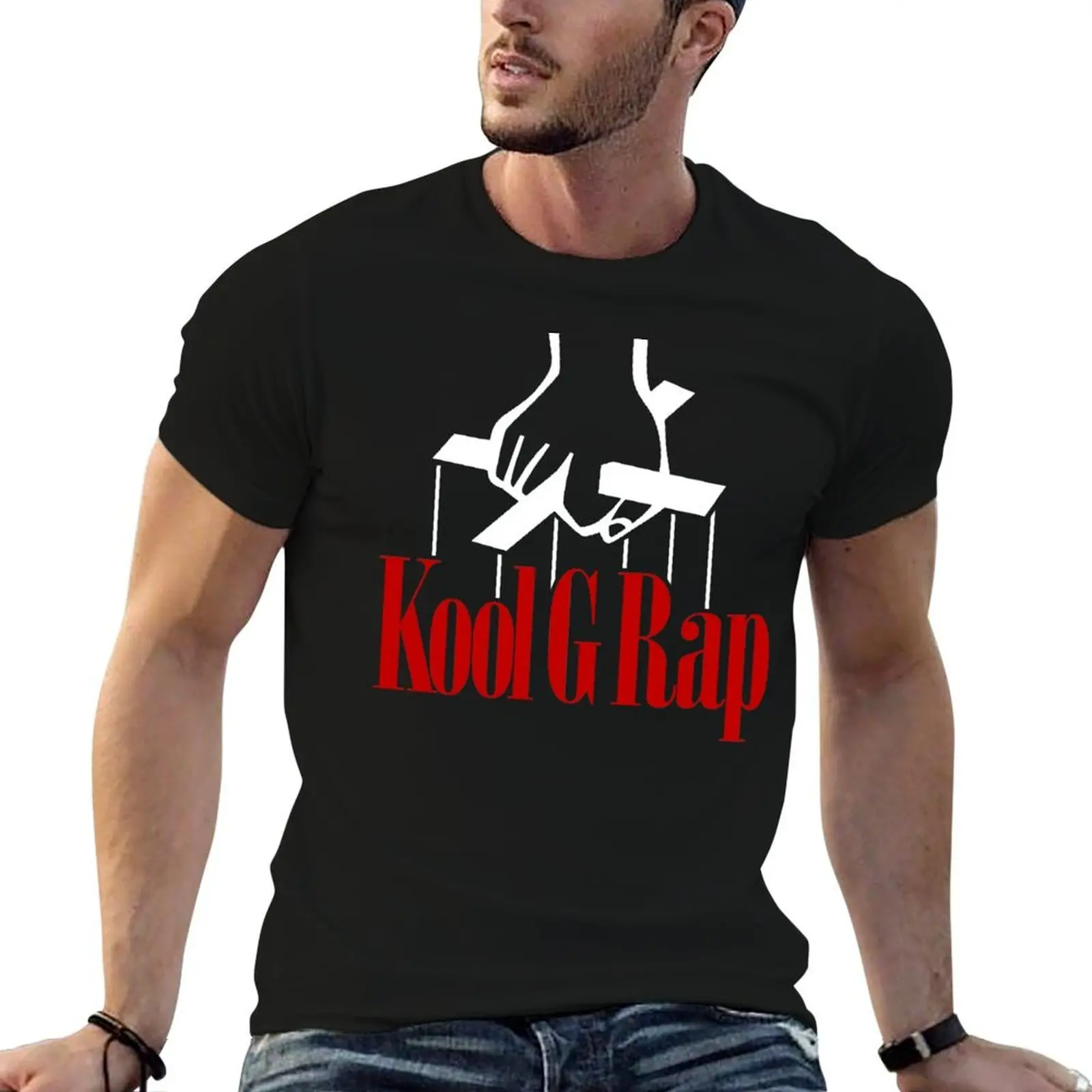 

Kool G Rap Roots of Evil Logo Red T-Shirt t shirts for man graphic funny t shirts for man cotton funny T-Shirt