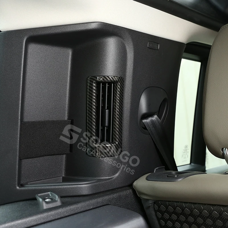 

For Land Rover Defender 130 110 90 2020-2026 Car C-pillar Air Vent Panel Cover Boot Trim Stickers Cover Interior Accessories