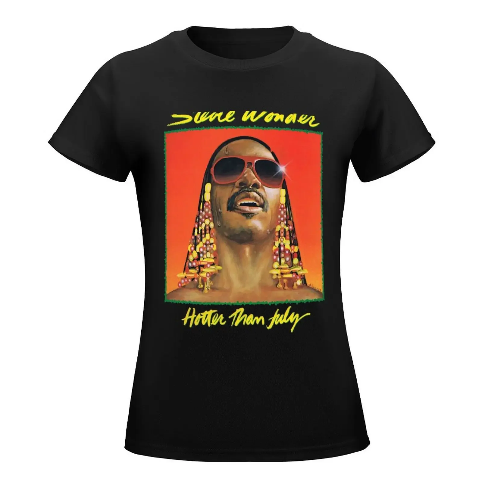 Stevie Wonder T-Shirt aesthetic clothes anime clothes Blouse graphics Women's t-shirt