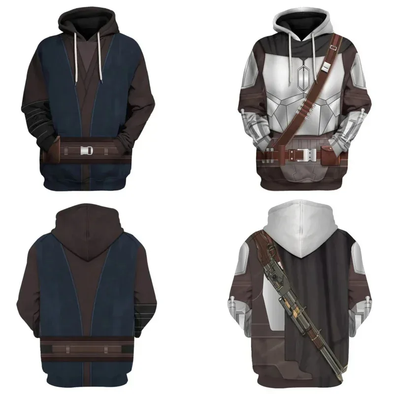 Anakin Skywalker Cosplay Sudadera con capucha hombres disfraz película Space Wars trajes de juego de rol vestido elegante ropa de fiesta para Maleaa