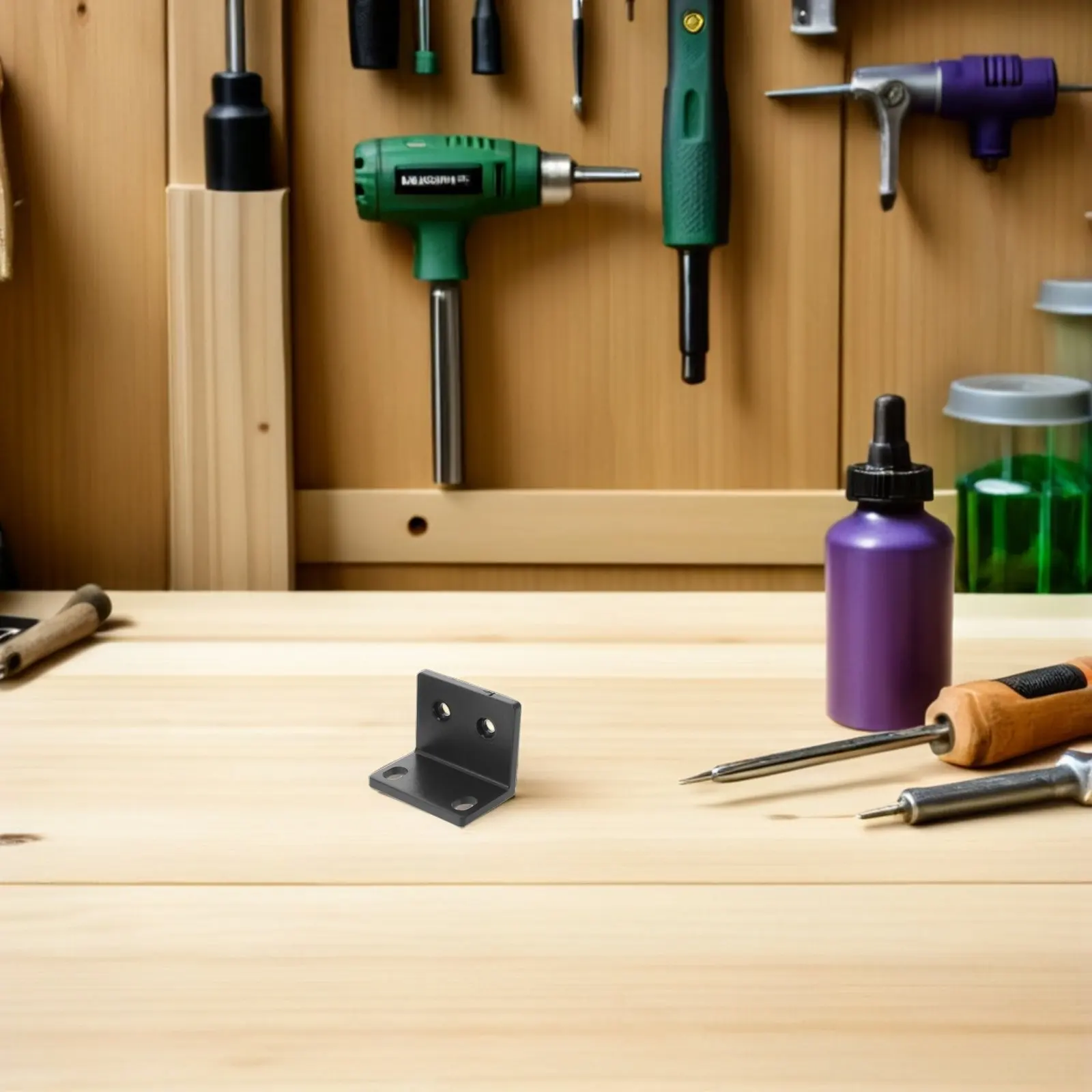 

Комплект из 4 металлических кронштейнов для крепления микрофонов и приемников, пластиковые защитные накладки для края акустических систем, сверхпрочные, для мебели и аудиооборудования