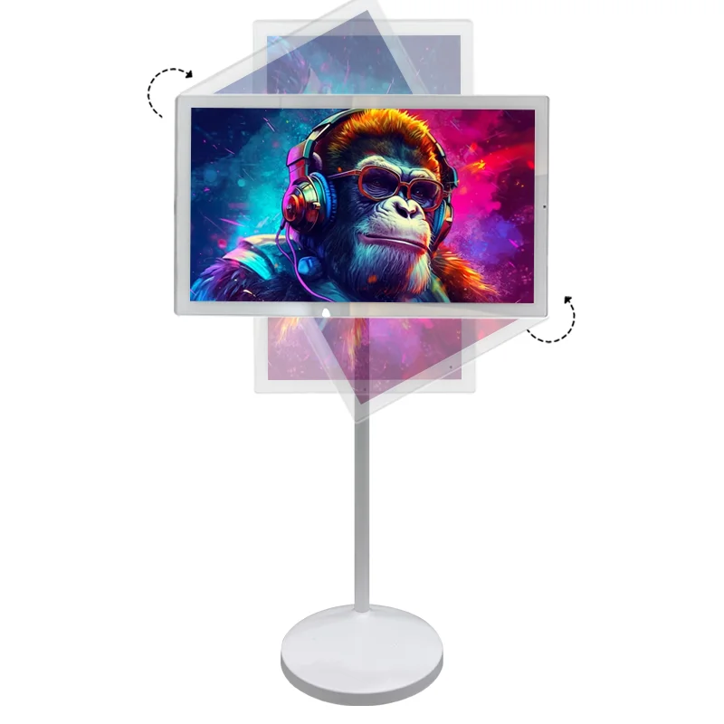 شاشة لمس 21.5 بوصة، تصميم لاسلكي، مكبرات صوت مدمجة تدعم مشاركة الشاشة، تطبيق التحكم عن بعد، تلفزيون Android المحمول #1