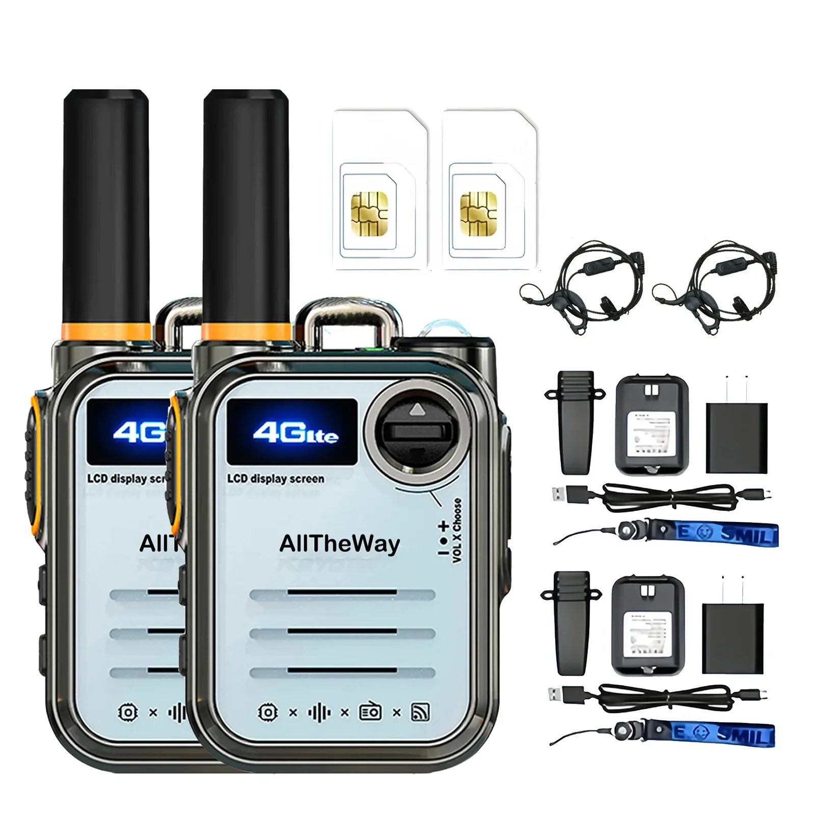 Global walkie-talkie available M22 PTT 4G walkie-talkie two-way POC wireless MINI walkie-talkie