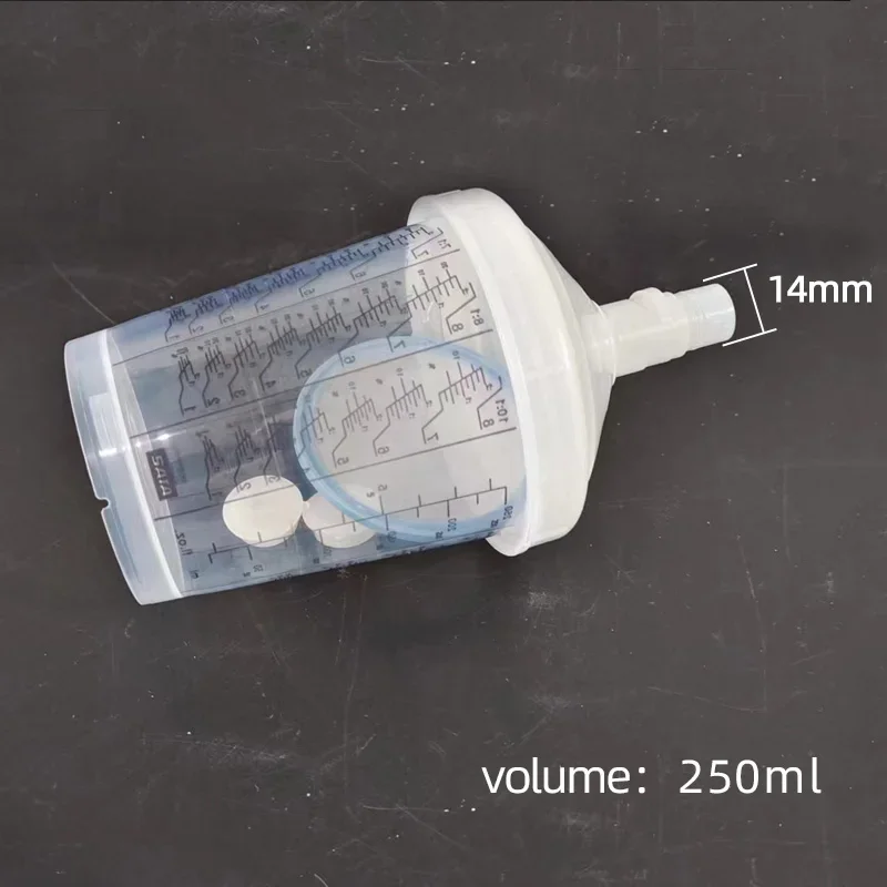 Used For Sata Spray Gun Pot Water-based Paint 300ml Transparent Disposable Car Paint Mixing Cup Spray Gun Pot Accessories