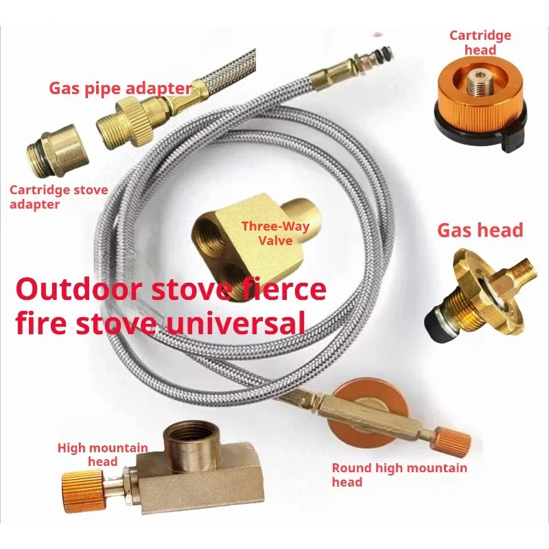 

Портативная расширенная двуглавая трахея, удобные расширенные аксессуары для плиты, многофункциональные принадлежности для приготовления пищи на открытом воздухе