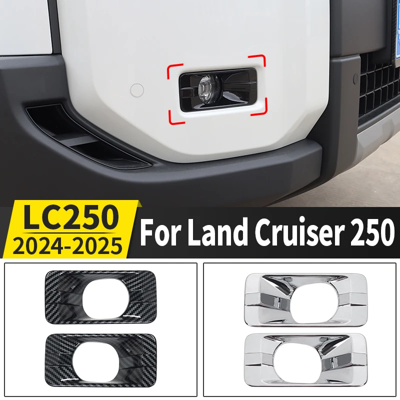 For Toyota Land Cruiser 250 2024 2025 Prado LC250 1958 First Edition FJ250 Front Fog Lamp Decoration Paste,Upgraded Accessories