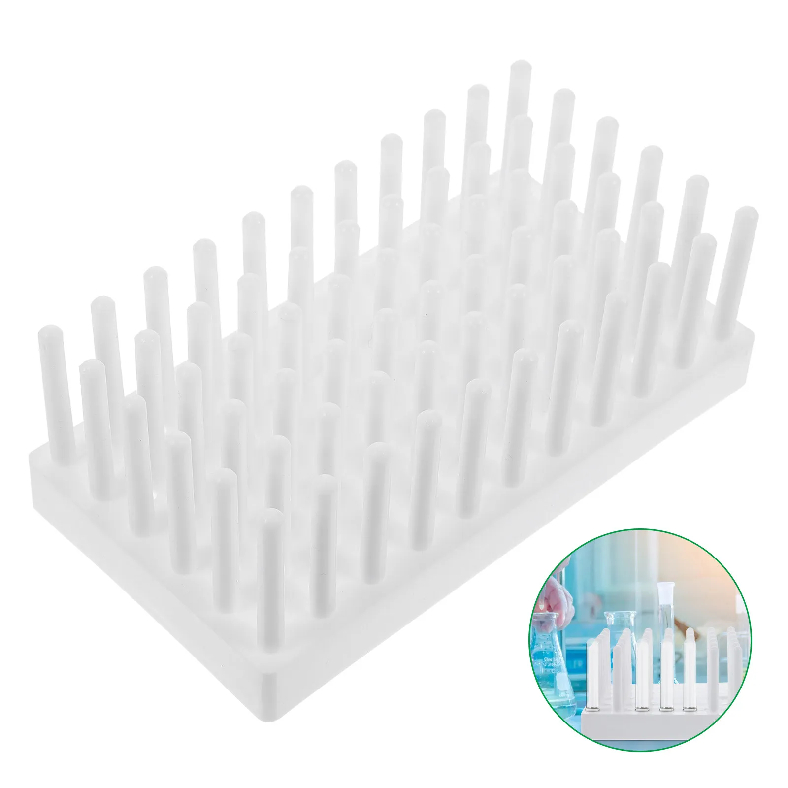 1Pcs Laboratory Test Tube Stand Durable Safe Materials Excellent Texture Versatility Glass Plates Tubes Centrifuge Tube Stand