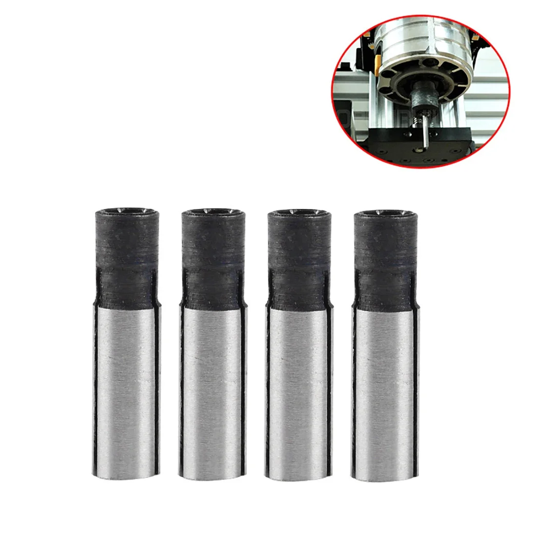 

3D Printer CNC Parts Spindle Collet Conversion Sleeve Engraving Machine Jig Variable Diameter Cylinder Sleeve Spindle Clamp